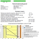 Теплопотери и "точка росы" стены "финского дома" (утепление 250 мм)